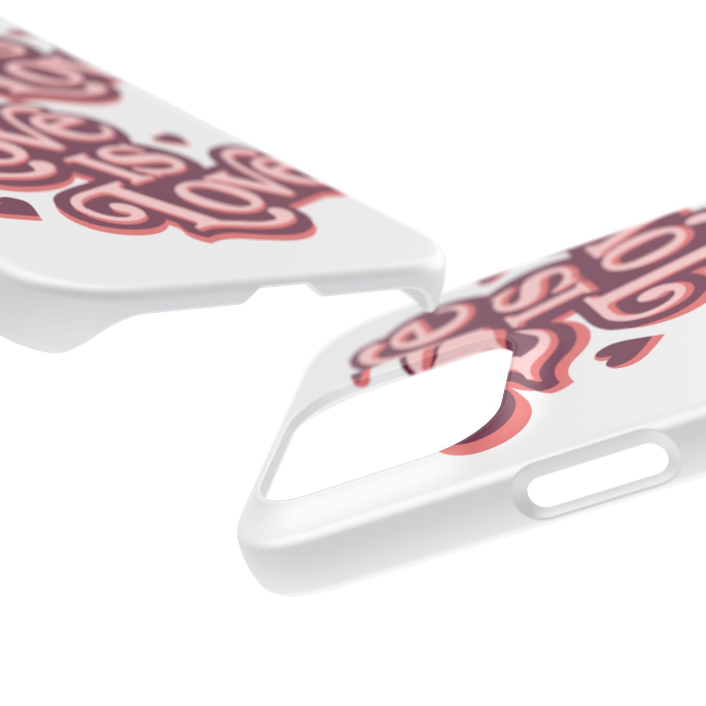 Love is Love Slim Phone Case - Stylish, Heartfelt Design for All Occasions
