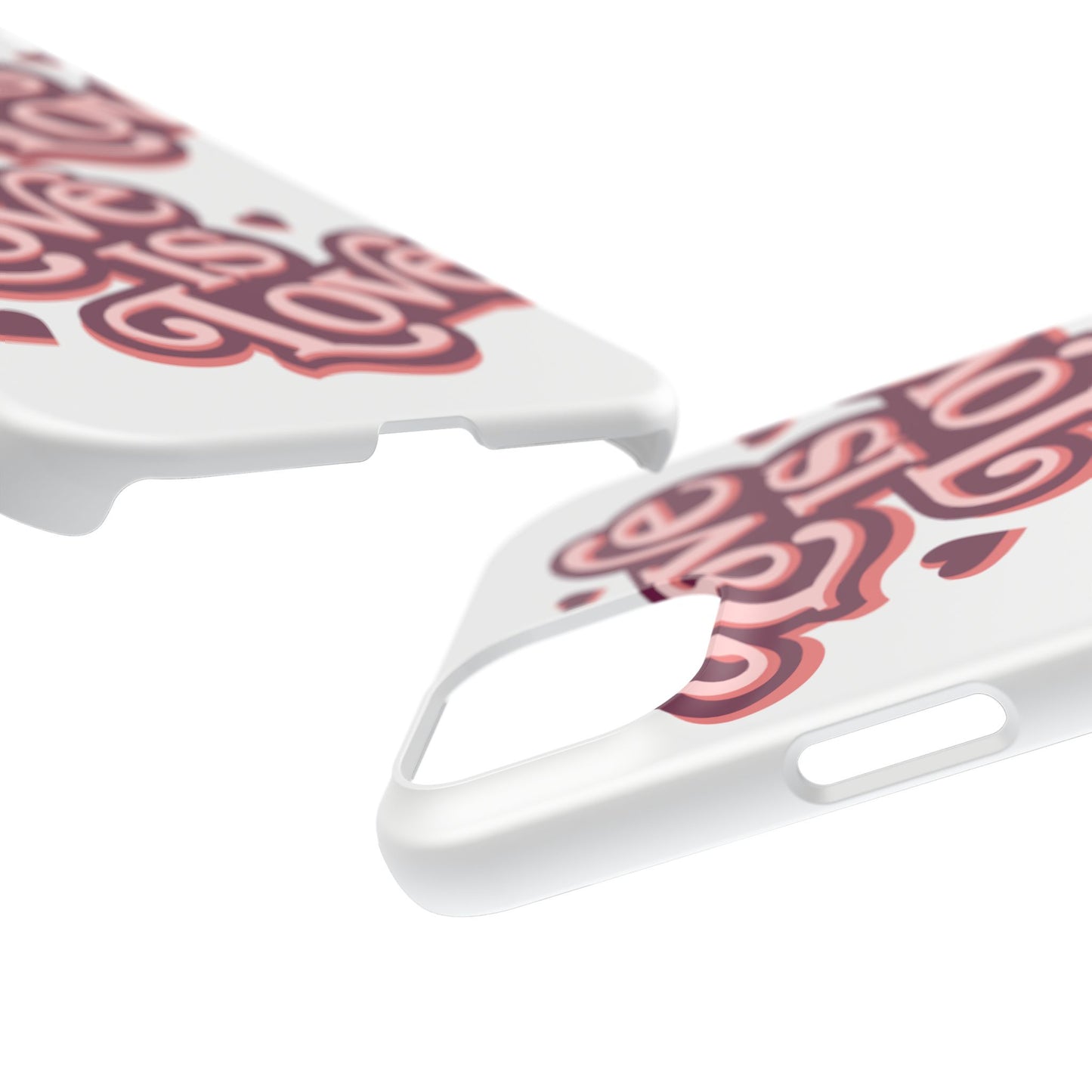 Love is Love Slim Phone Case - Stylish, Heartfelt Design for All Occasions