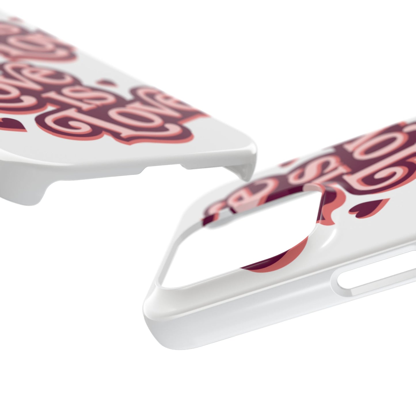Love is Love Slim Phone Case - Stylish, Heartfelt Design for All Occasions