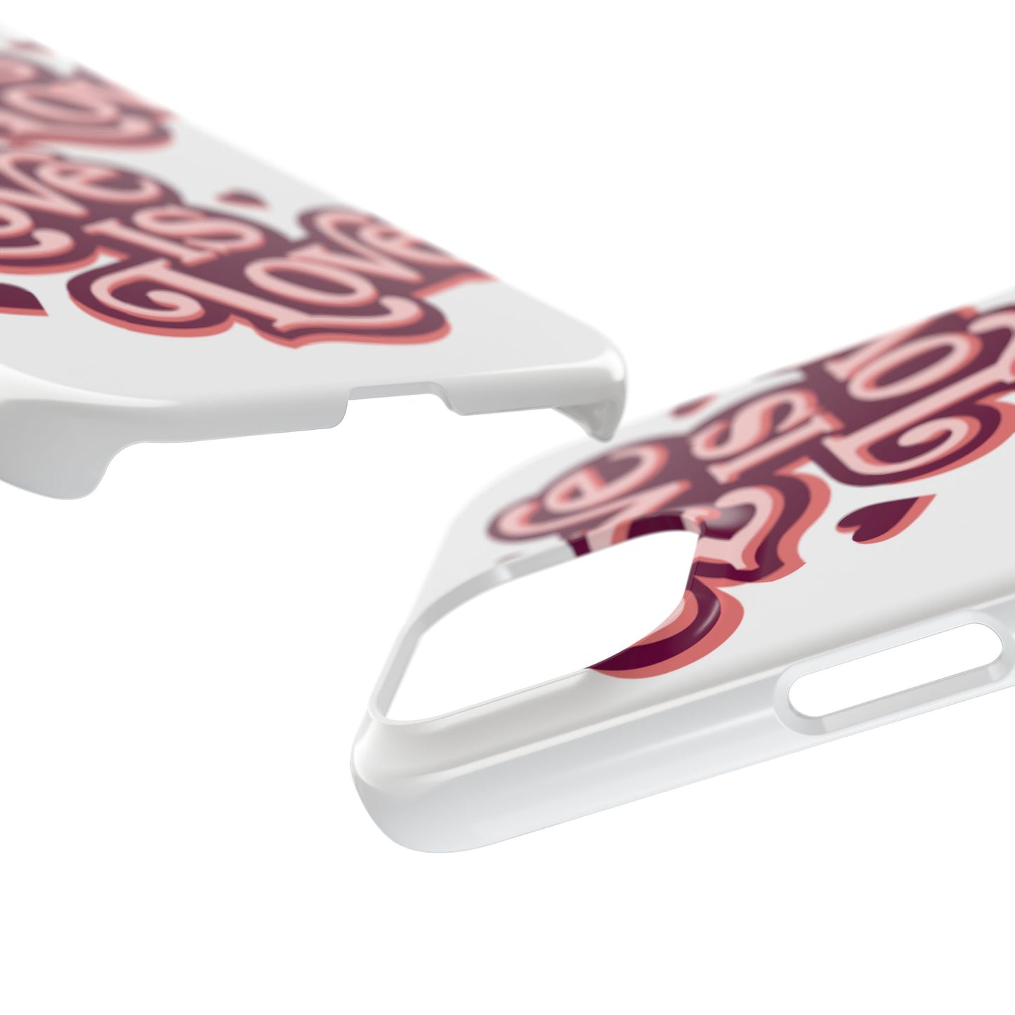Love is Love Slim Phone Case - Stylish, Heartfelt Design for All Occasions