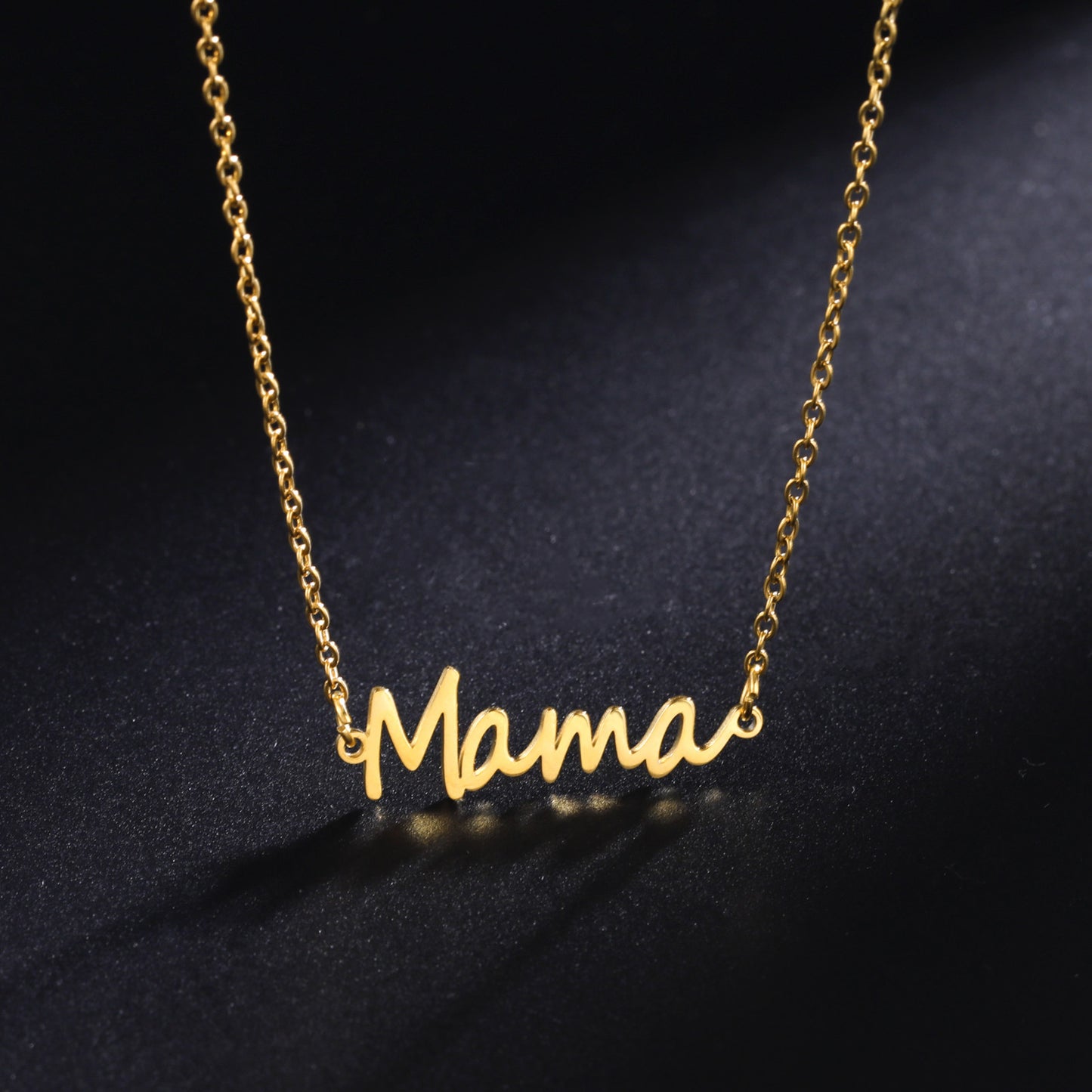 Mama pendant 304 stainless steel necklace