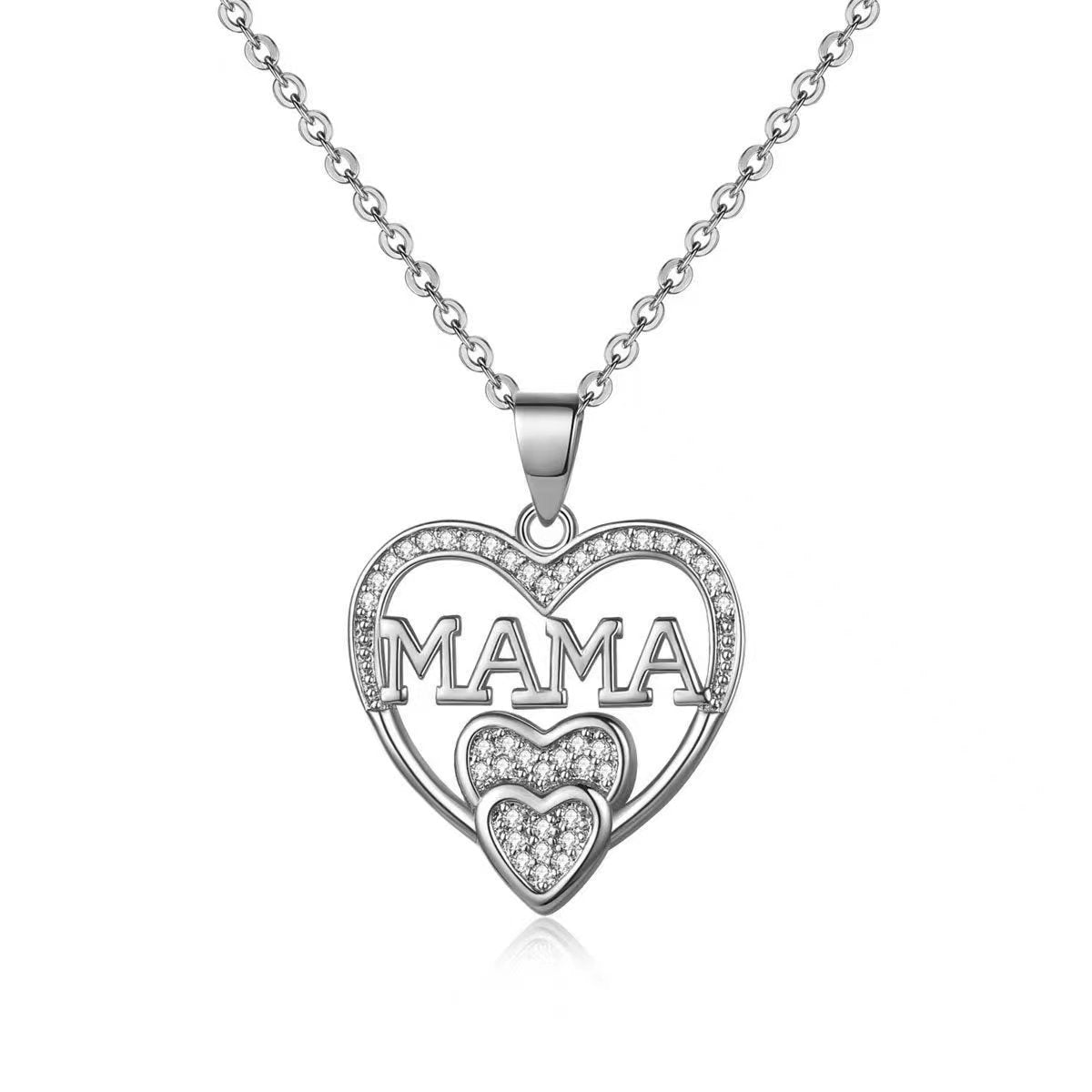women's love necklace MOM pendant