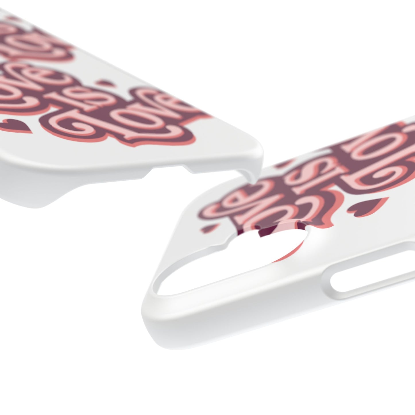 Love is Love Slim Phone Case - Stylish, Heartfelt Design for All Occasions