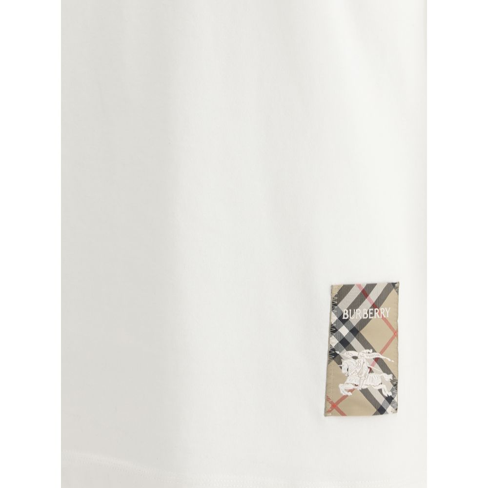 Burberry White Cotton Clothing