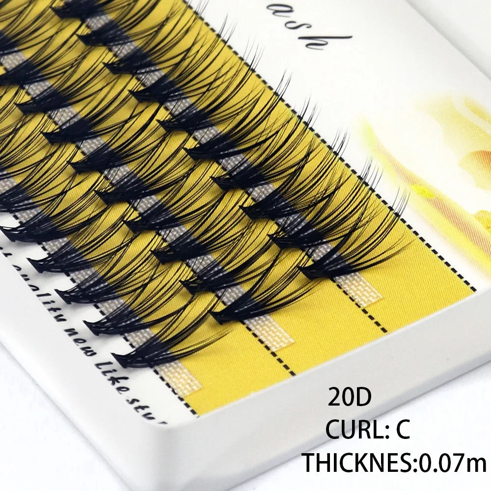 20D/30D/40D Mink False Eyelashes 1/box 60 bundles Eyelash