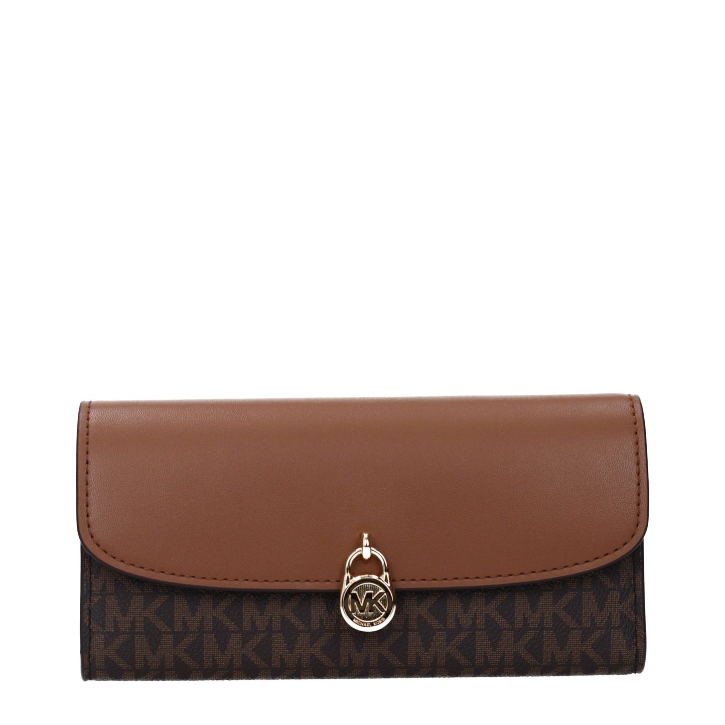 Michael Kors Brown Fabric Wallet