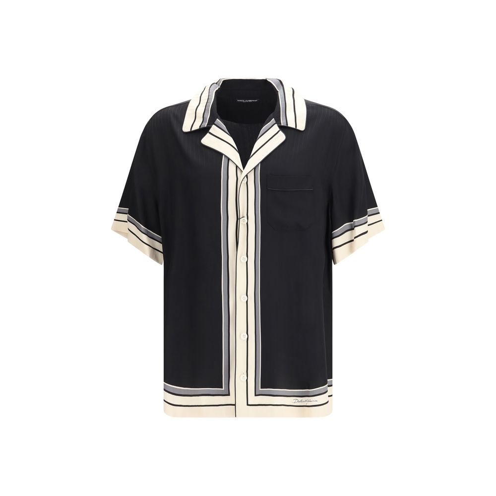 Dolce & Gabbana Multicolor Silk Pattern Shirt