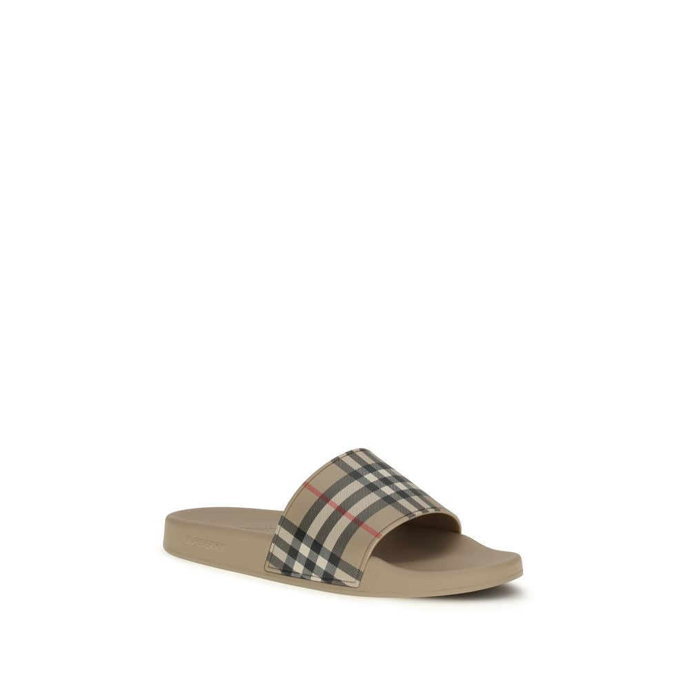 Burberry Beige Rubber Sandals