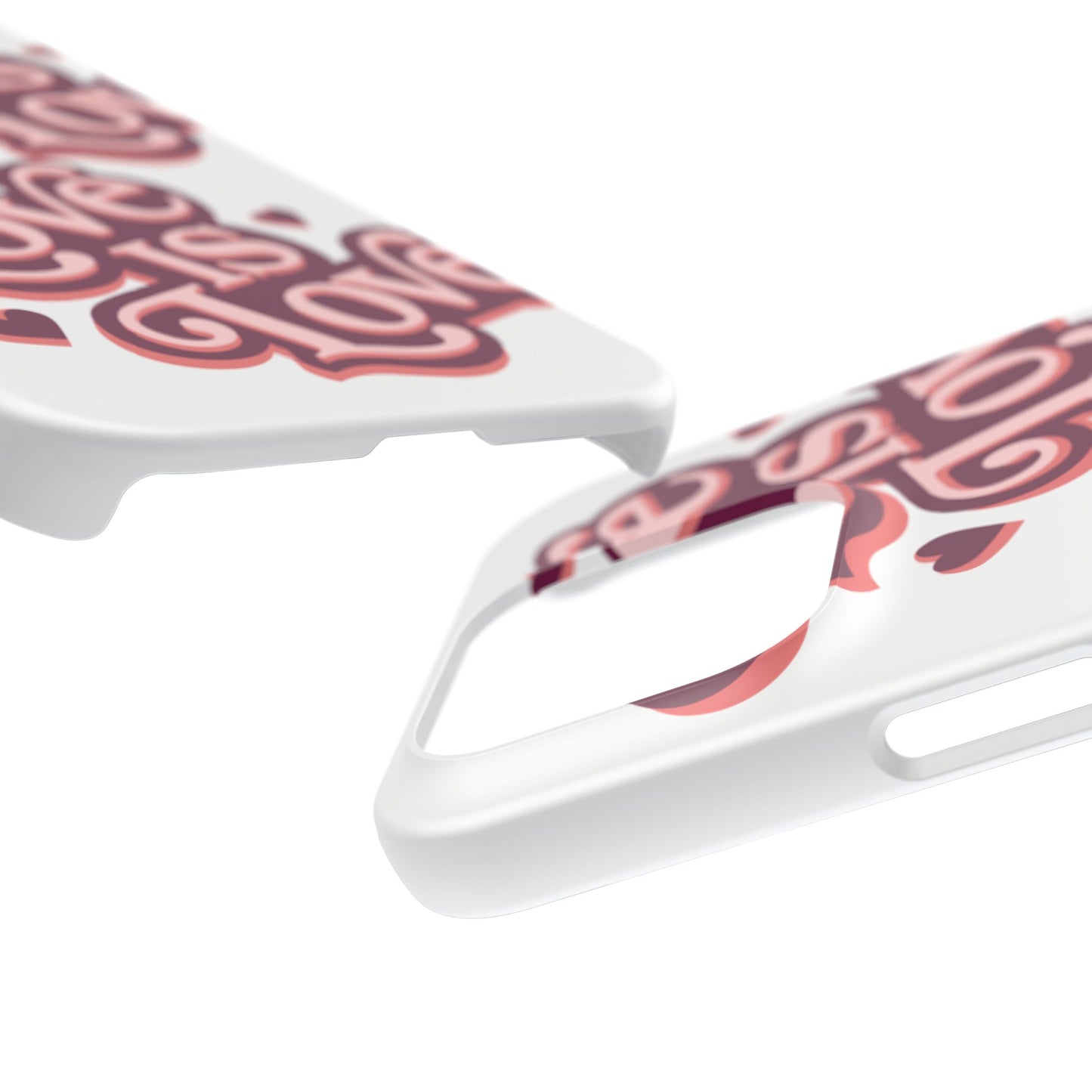Love is Love Slim Phone Case - Stylish, Heartfelt Design for All Occasions