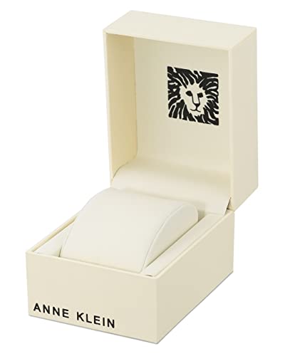 Anne Klein Women's Premium Crystal Accented Bangle Watch Set, AK/2245