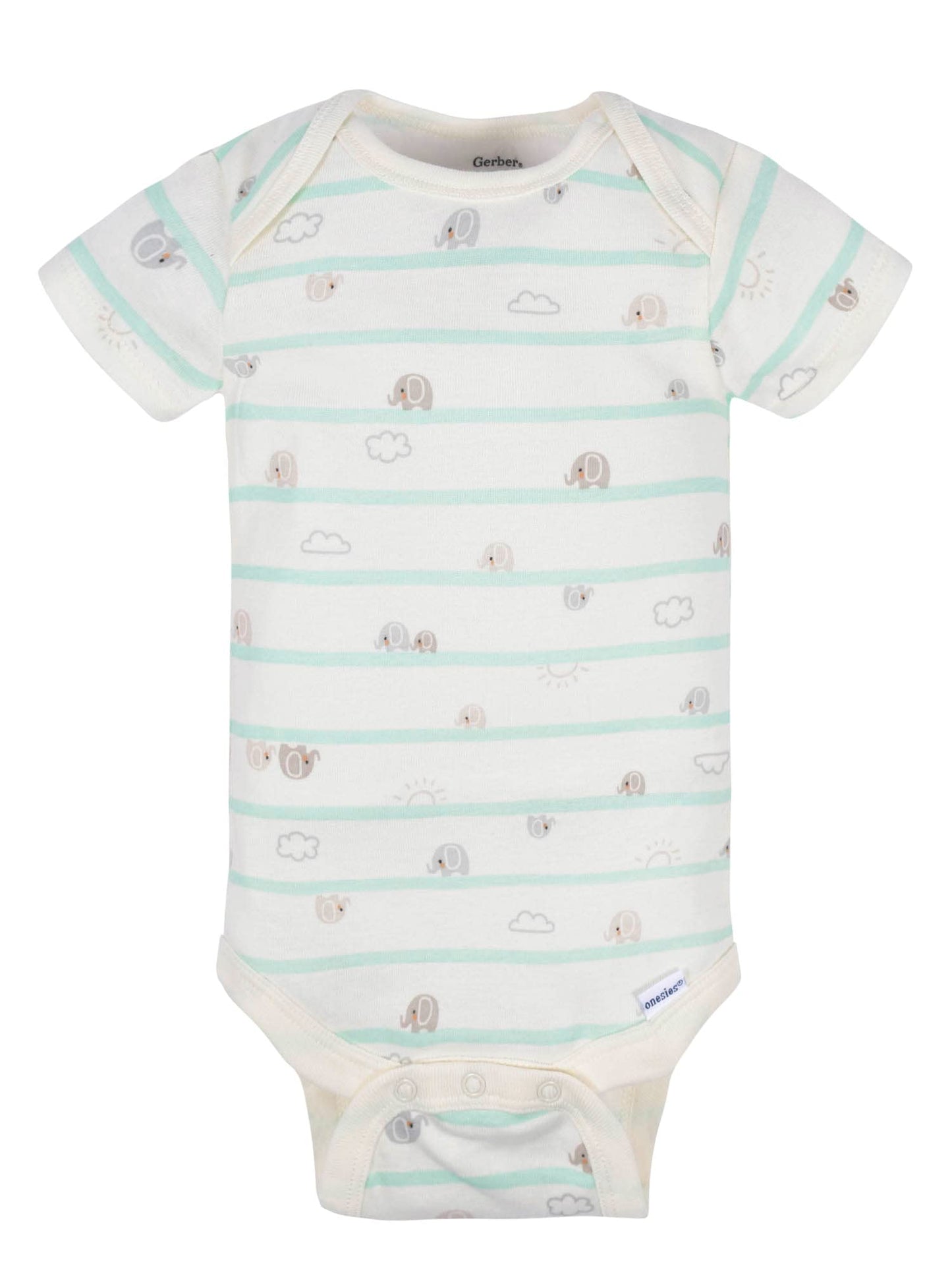 Gerber Baby 8-Pack Short Sleeve Onesie Bodysuits