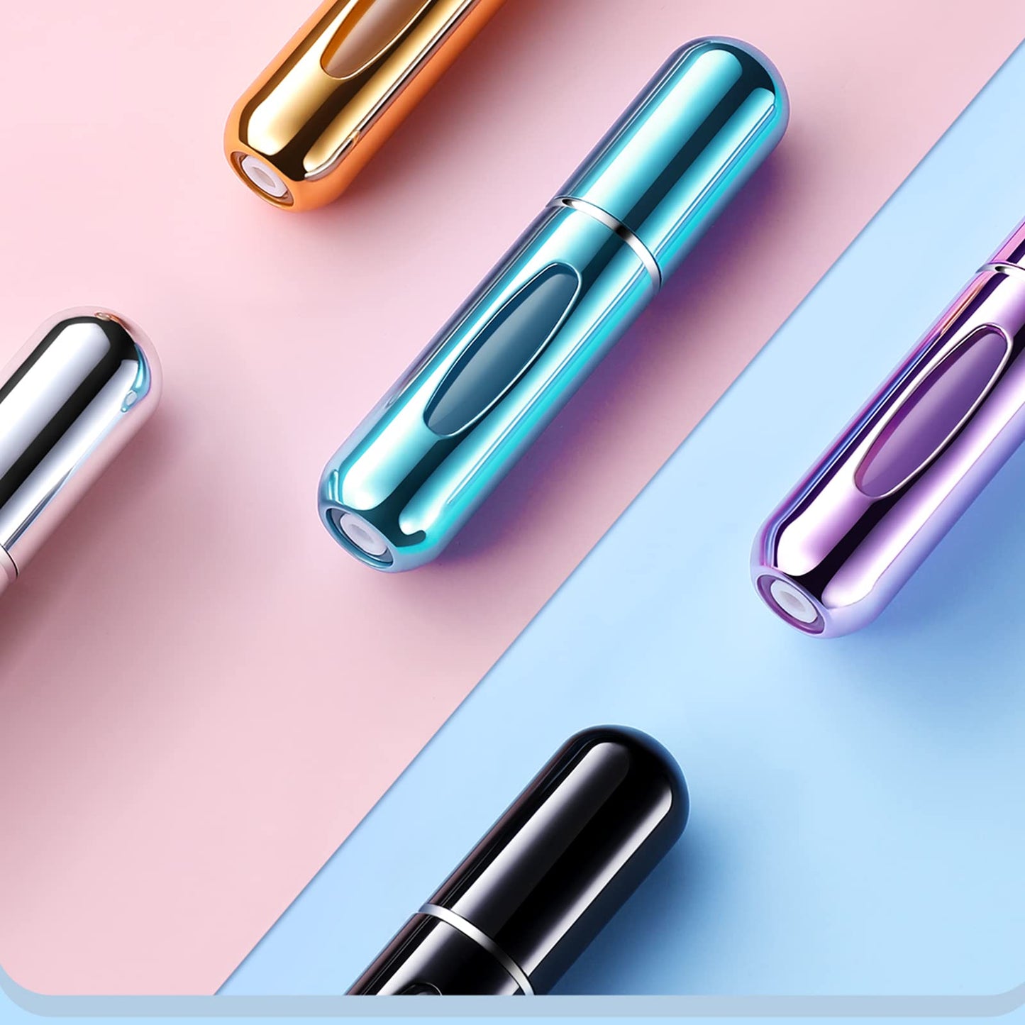 Mini Refillable Perfume Portable Atomizer Bottle Refillable Perfume Spray, Refill Pump Case for Traveling and Outgoing
