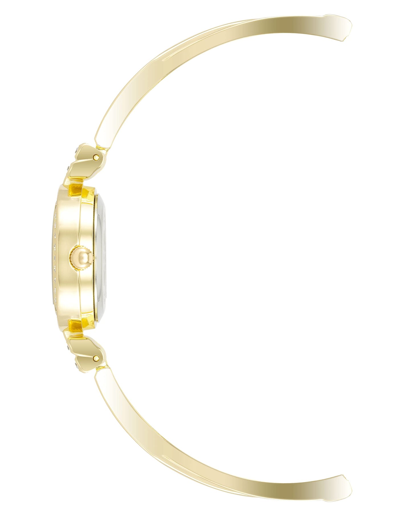 Anne Klein Women's Premium Crystal Accented Bangle Watch and Bracelet Set