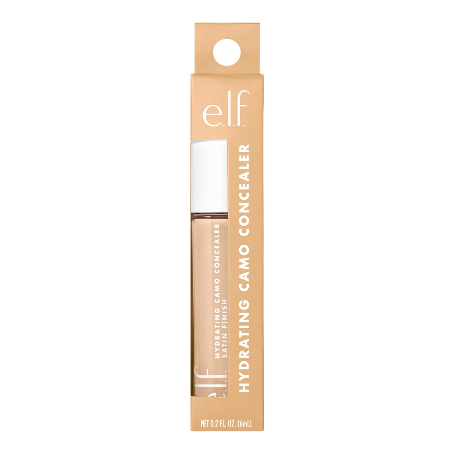e.l.f. Hydrating Camo Concealer, Lightweight, Full Coverage, Long Lasting