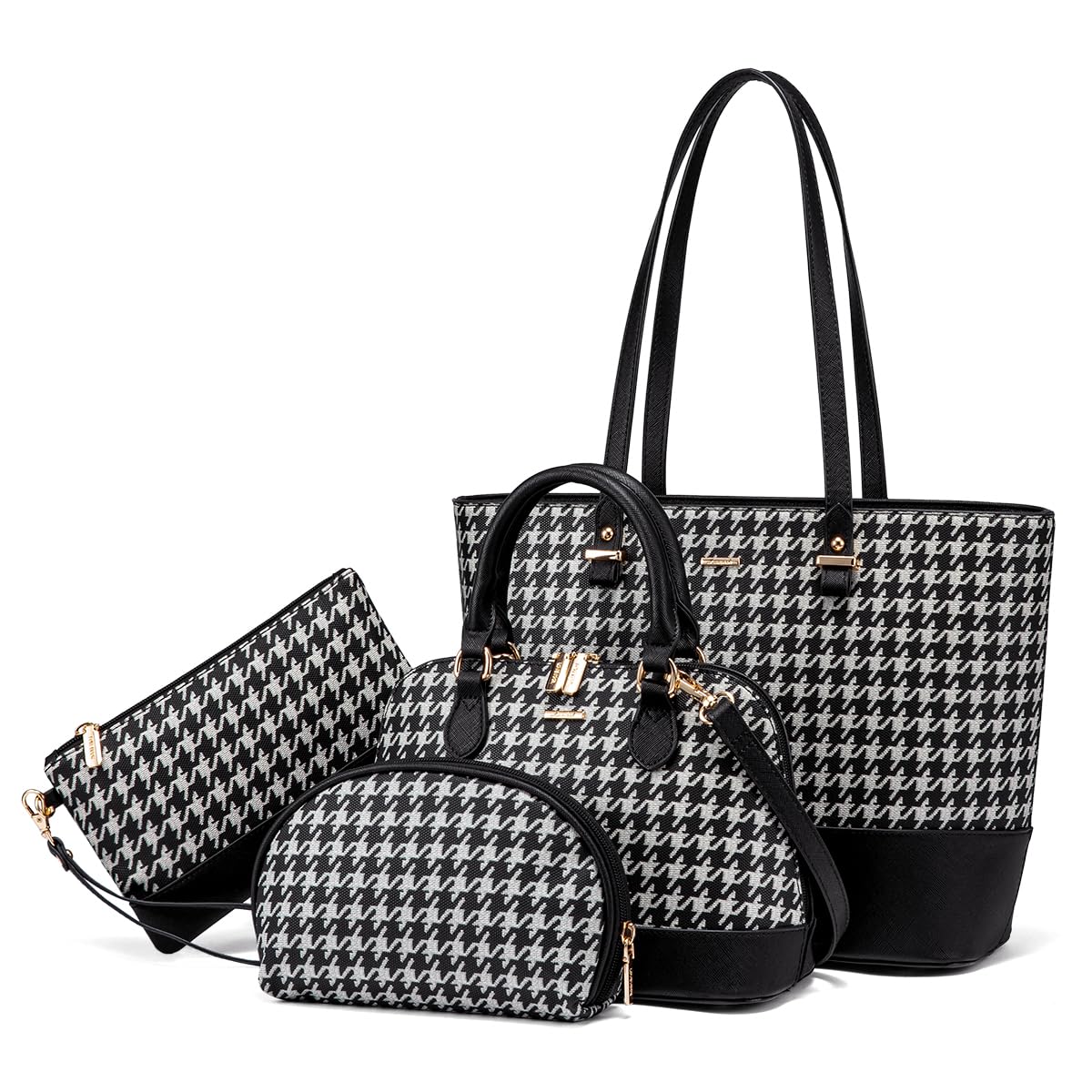 Handbags for Women Shoulder Bags Tote Satchel Hobo 3pcs Purse Set