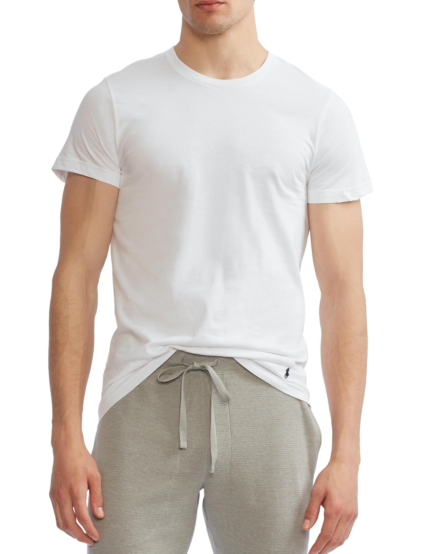POLO RALPH LAUREN Men's Classic Fit Cotton Crew Undershirts, 3 Pack