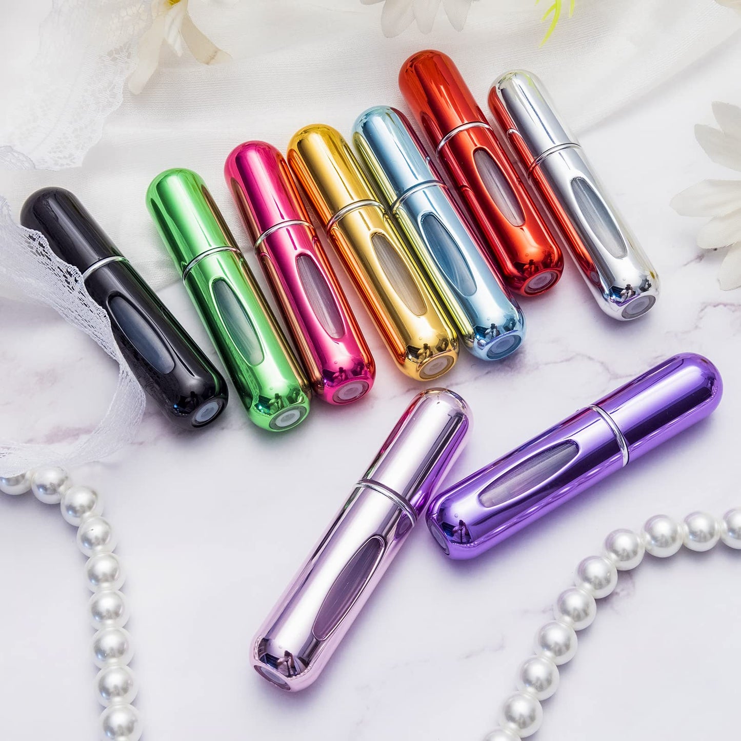Mini Refillable Perfume Portable Atomizer Bottle Refillable Perfume Spray, Refill Pump Case for Traveling and Outgoing