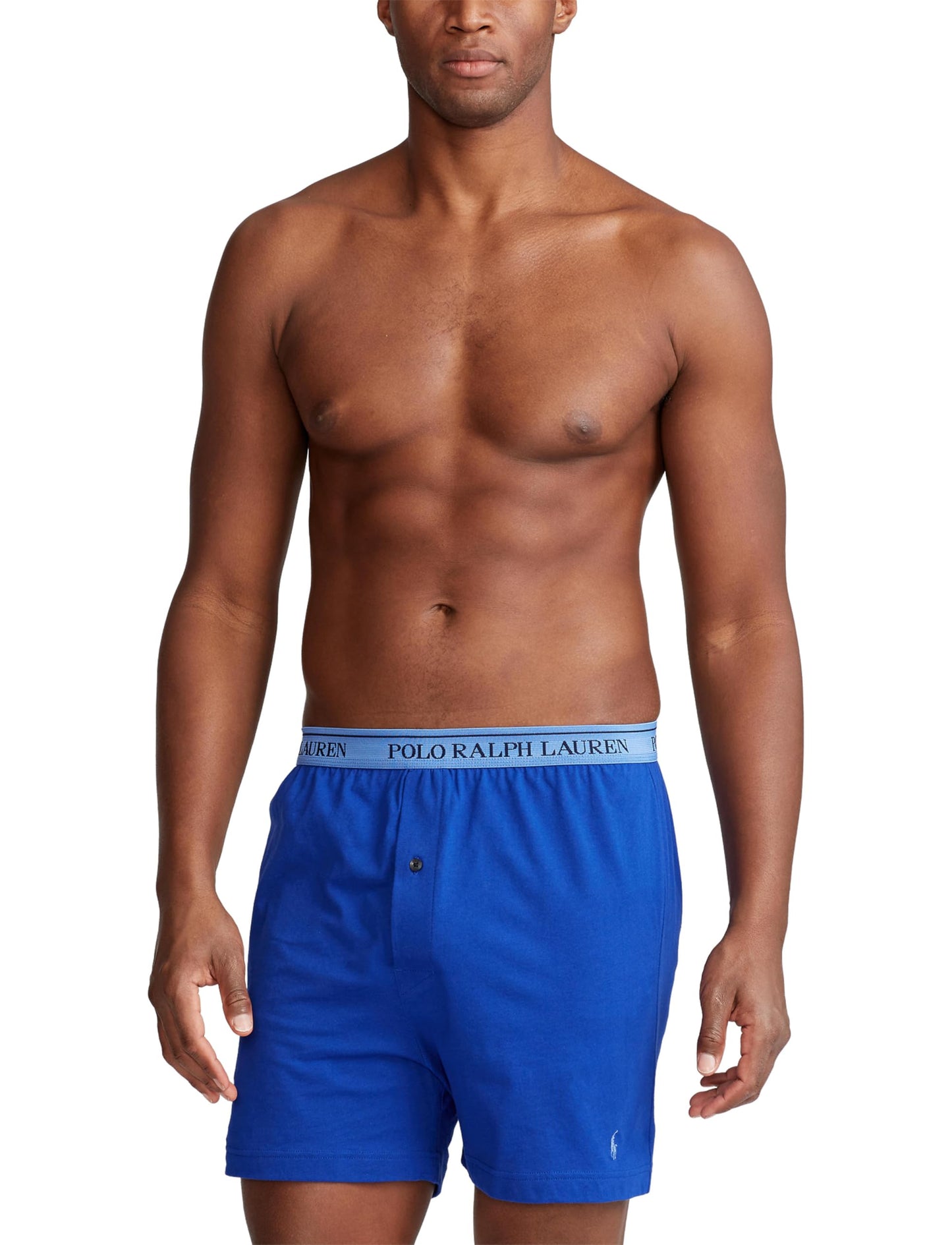 POLO RALPH LAUREN Men's Classic Fit Cotton Knit Boxers, 3 Pack