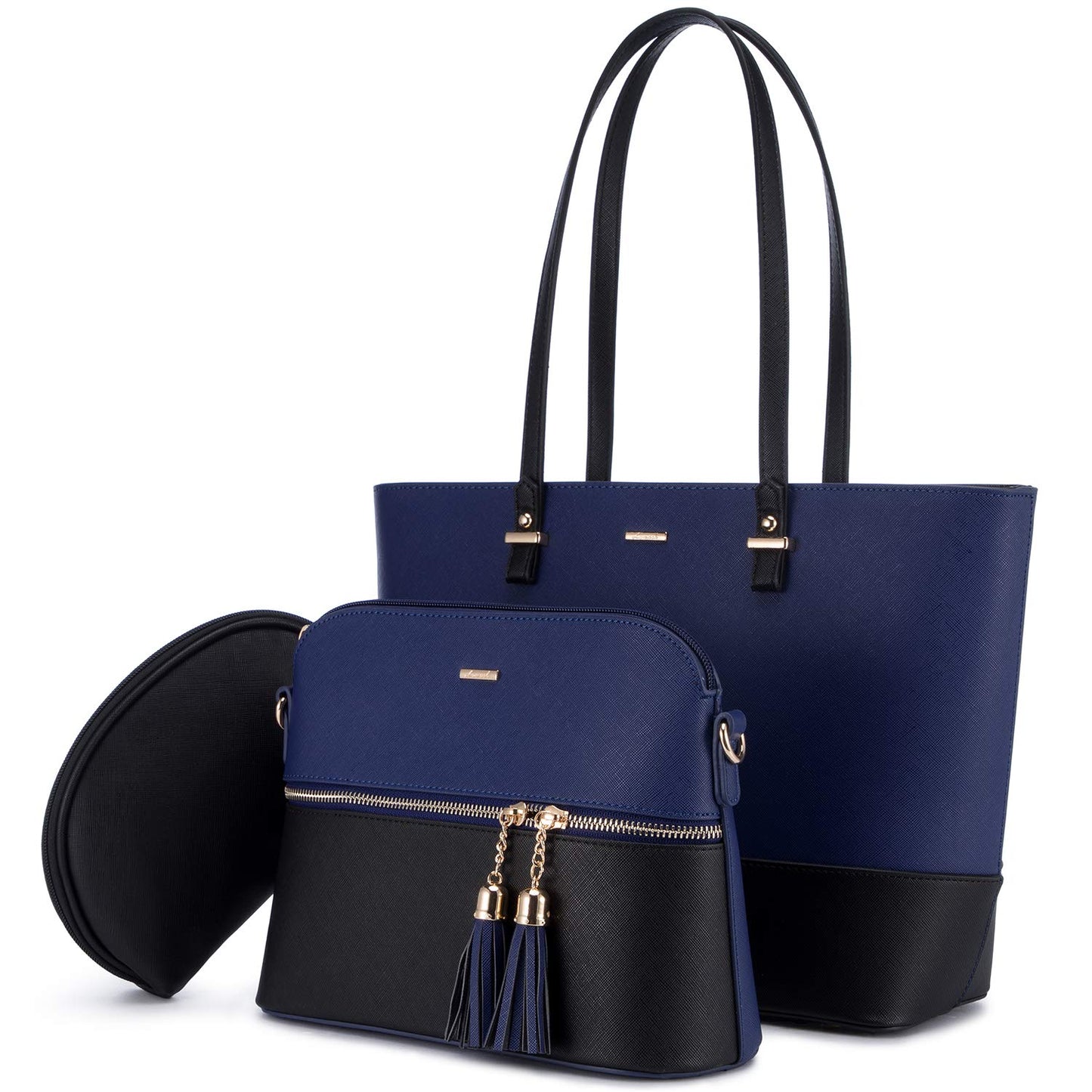 Handbags for Women Shoulder Bags Tote Satchel Hobo 3pcs Purse Set