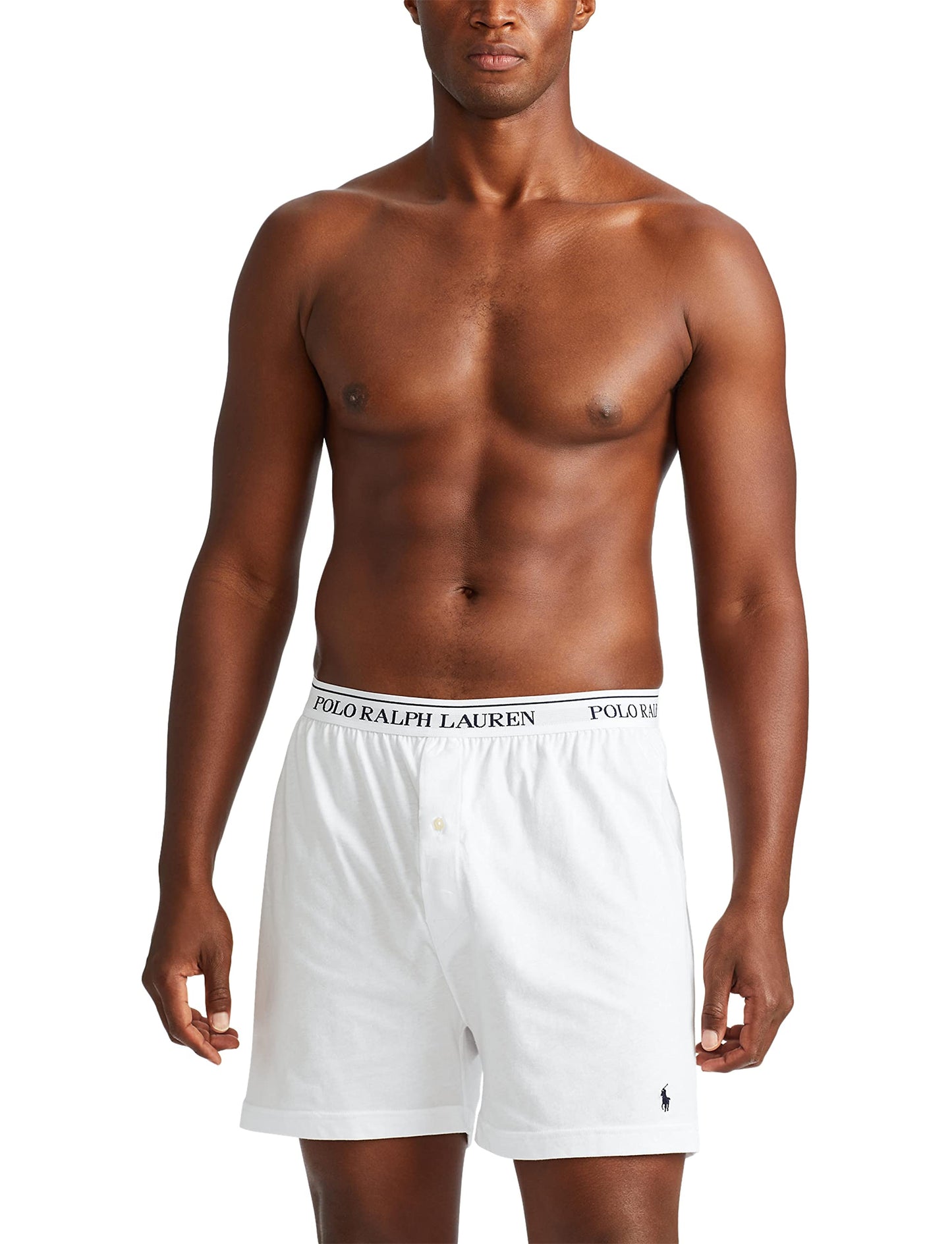 POLO RALPH LAUREN Men's Classic Fit Cotton Knit Boxers, 3 Pack