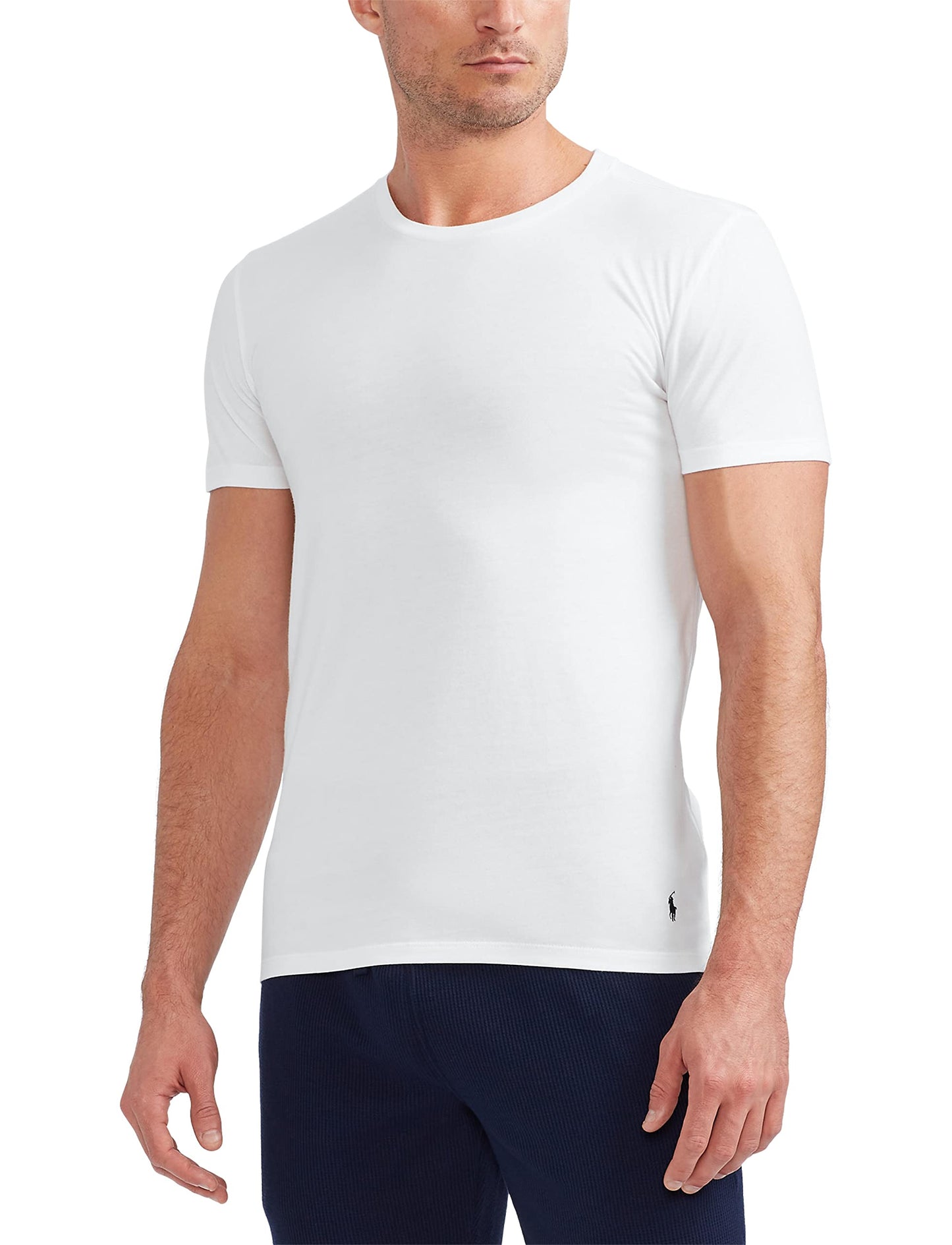 POLO RALPH LAUREN Men's Classic Fit Cotton Crew Undershirts, 3 Pack