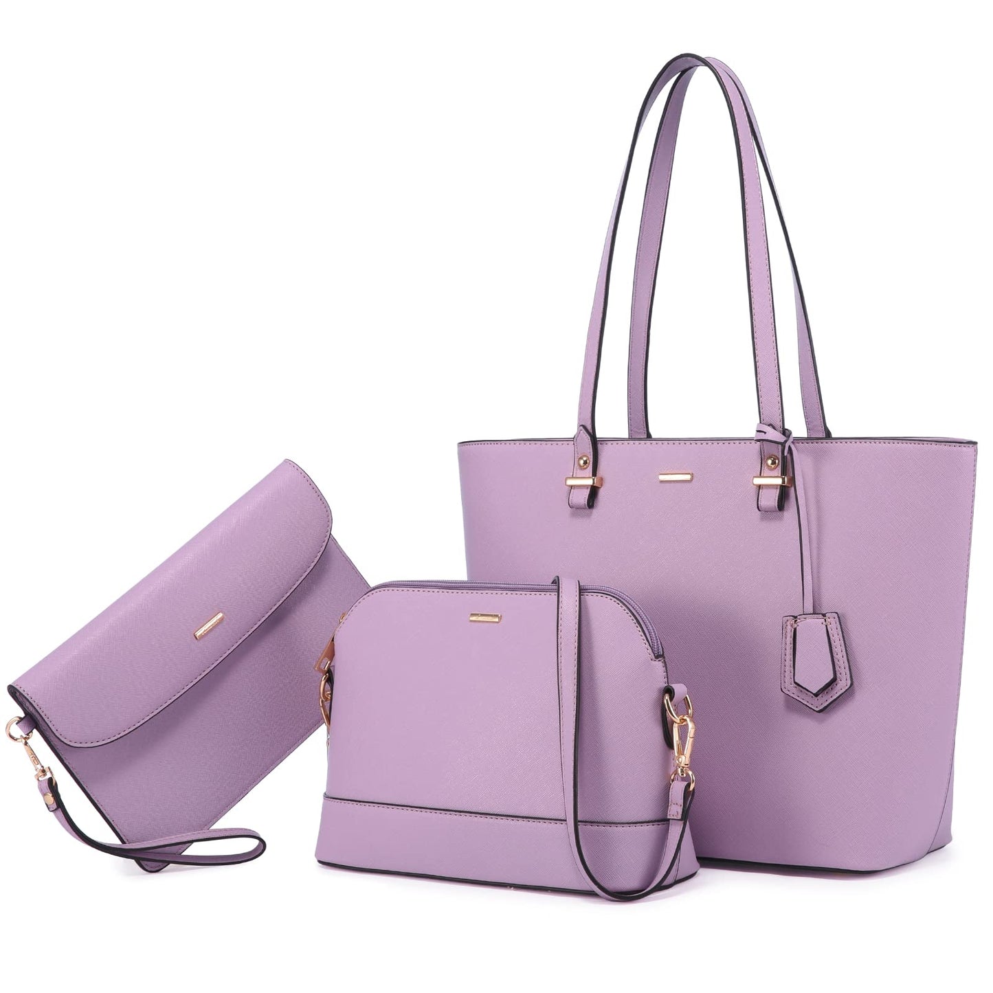 Handbags for Women Shoulder Bags Tote Satchel Hobo 3pcs Purse Set