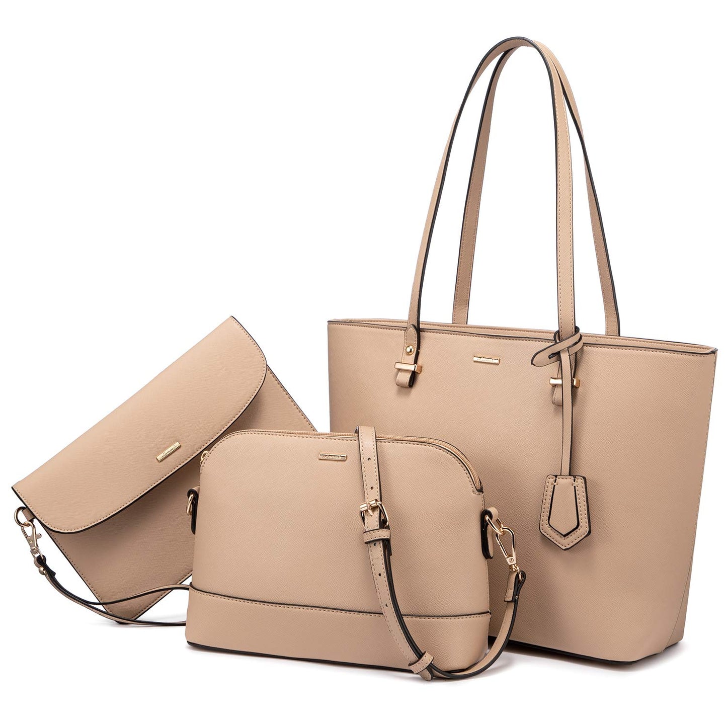Handbags for Women Shoulder Bags Tote Satchel Hobo 3pcs Purse Set