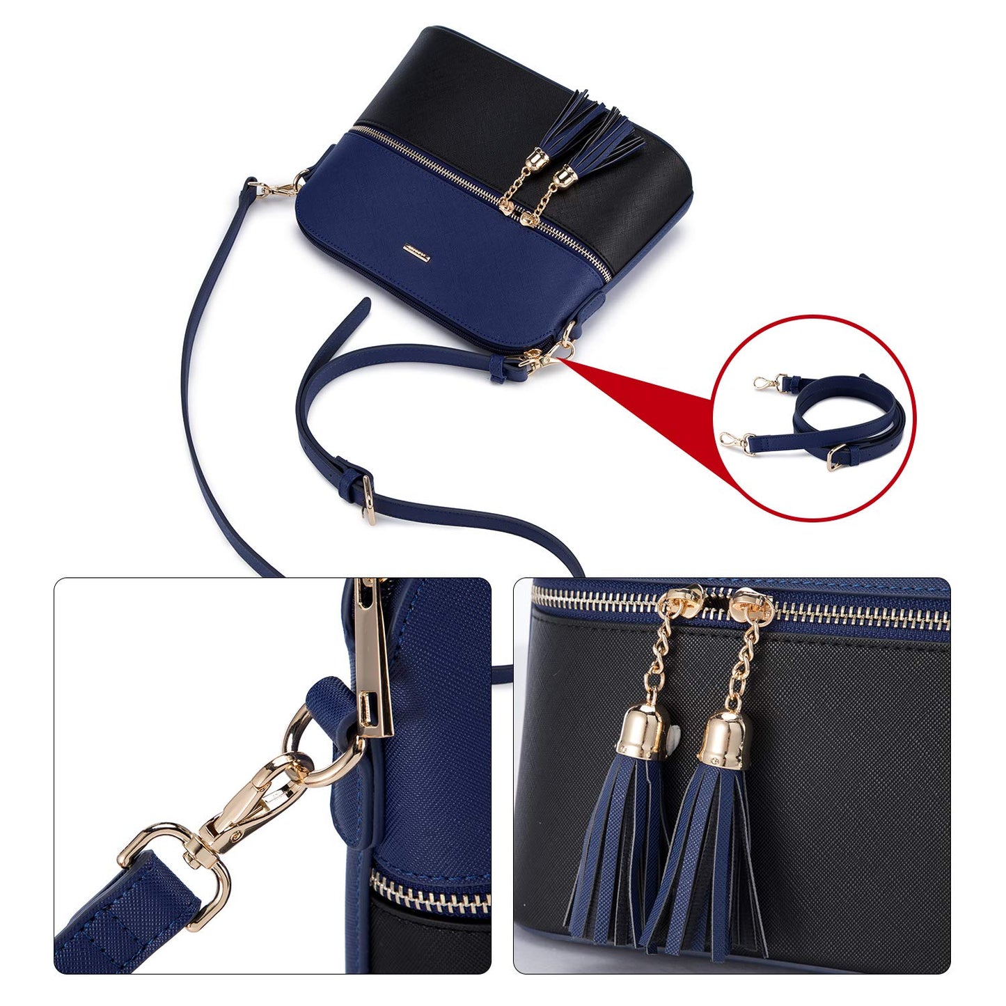 Handbags for Women Shoulder Bags Tote Satchel Hobo 3pcs Purse Set