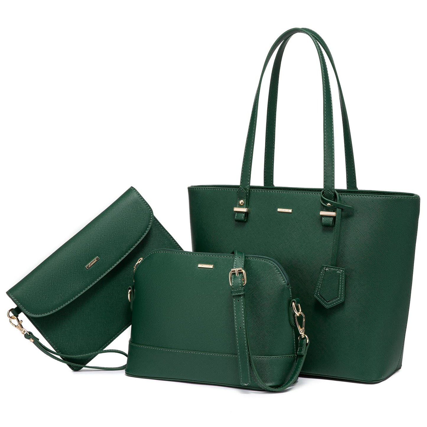 Handbags for Women Shoulder Bags Tote Satchel Hobo 3pcs Purse Set