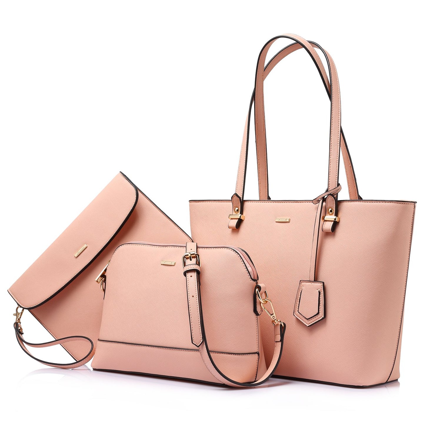 Handbags for Women Shoulder Bags Tote Satchel Hobo 3pcs Purse Set