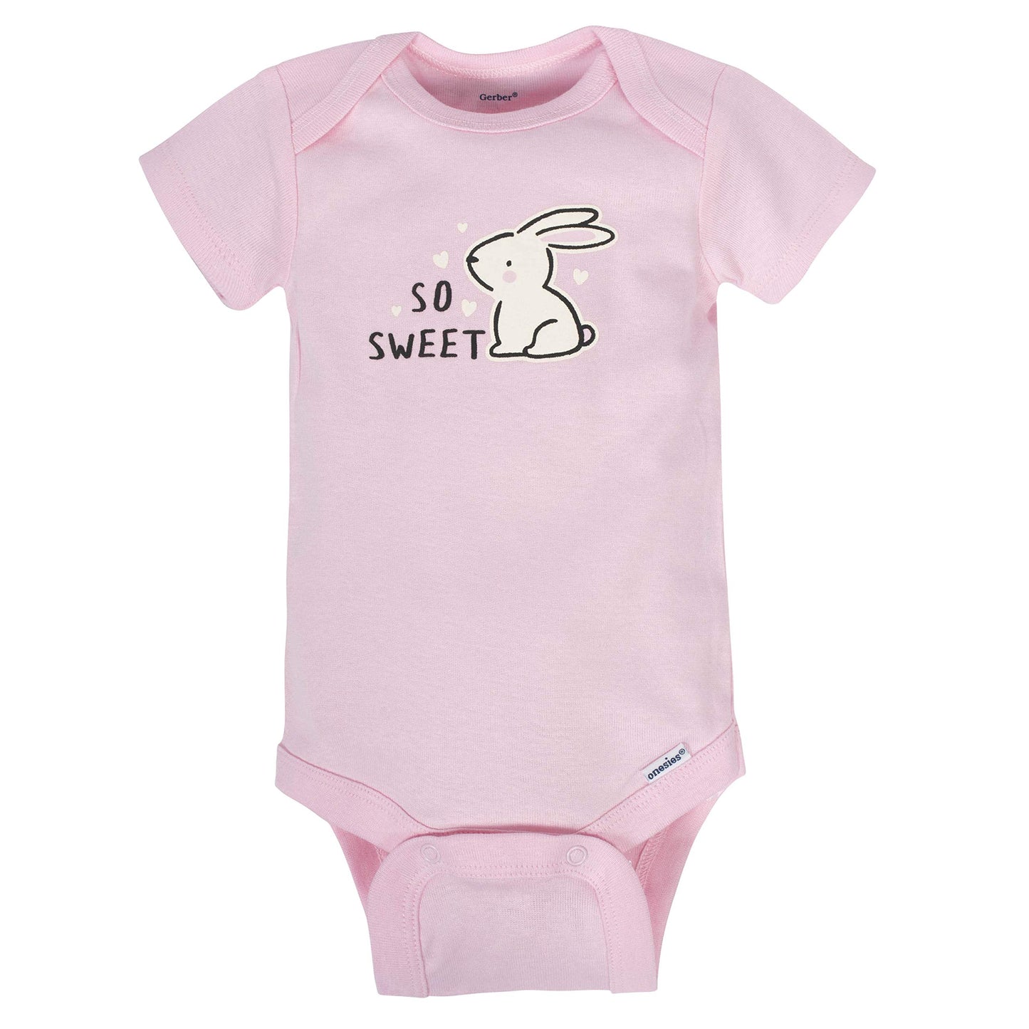Gerber Baby Girls' 8-Pack Short Sleeve Onesies Bodysuits