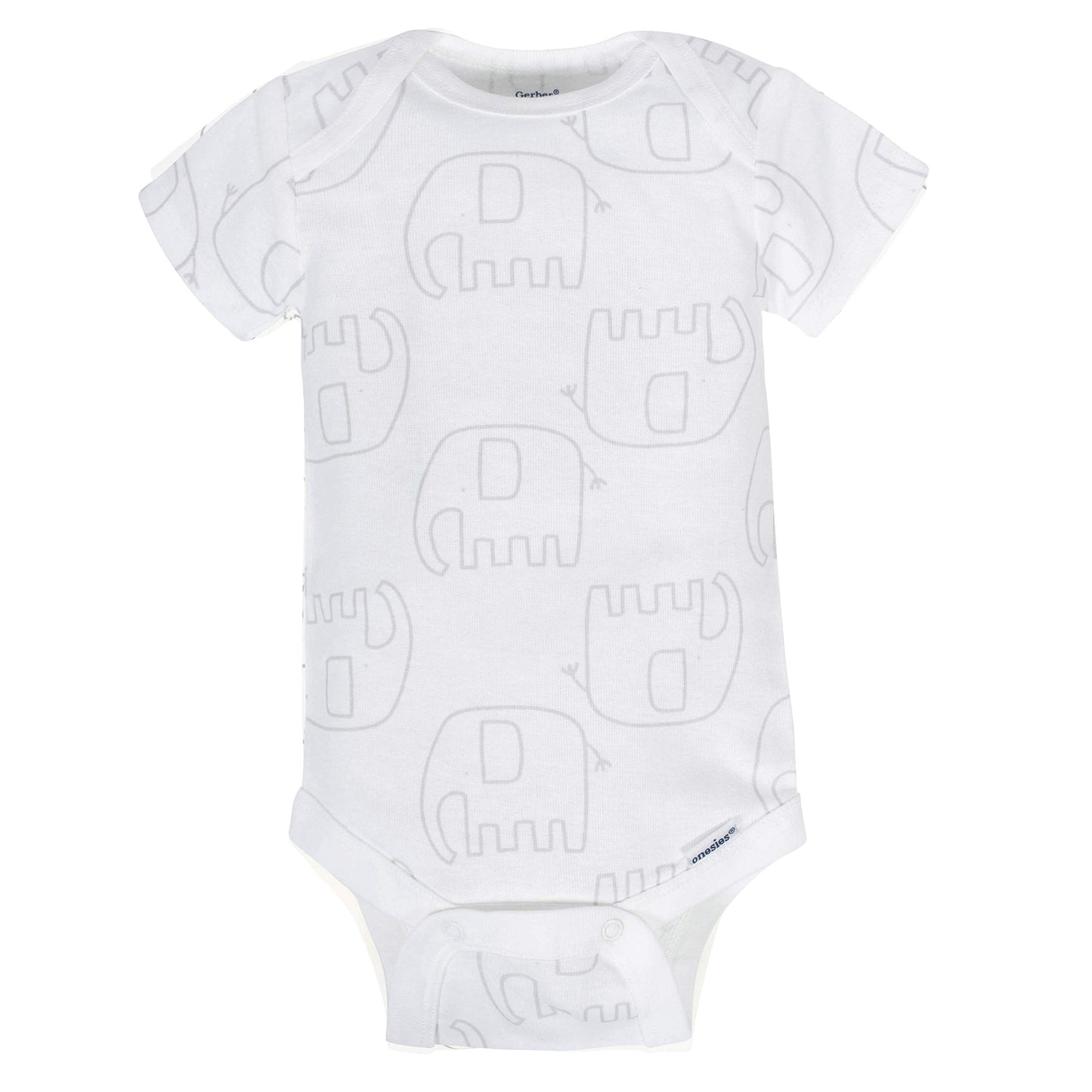 Gerber Baby 8-Pack Short Sleeve Onesie Bodysuits