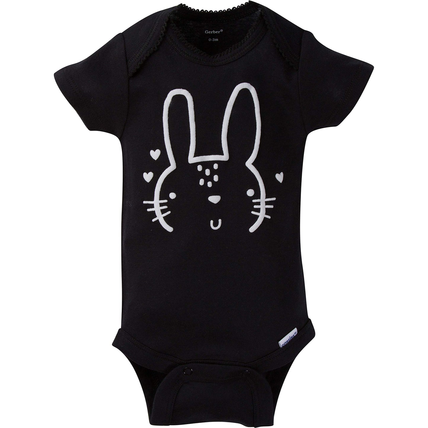 Gerber Baby Girls' 8-Pack Short Sleeve Onesies Bodysuits