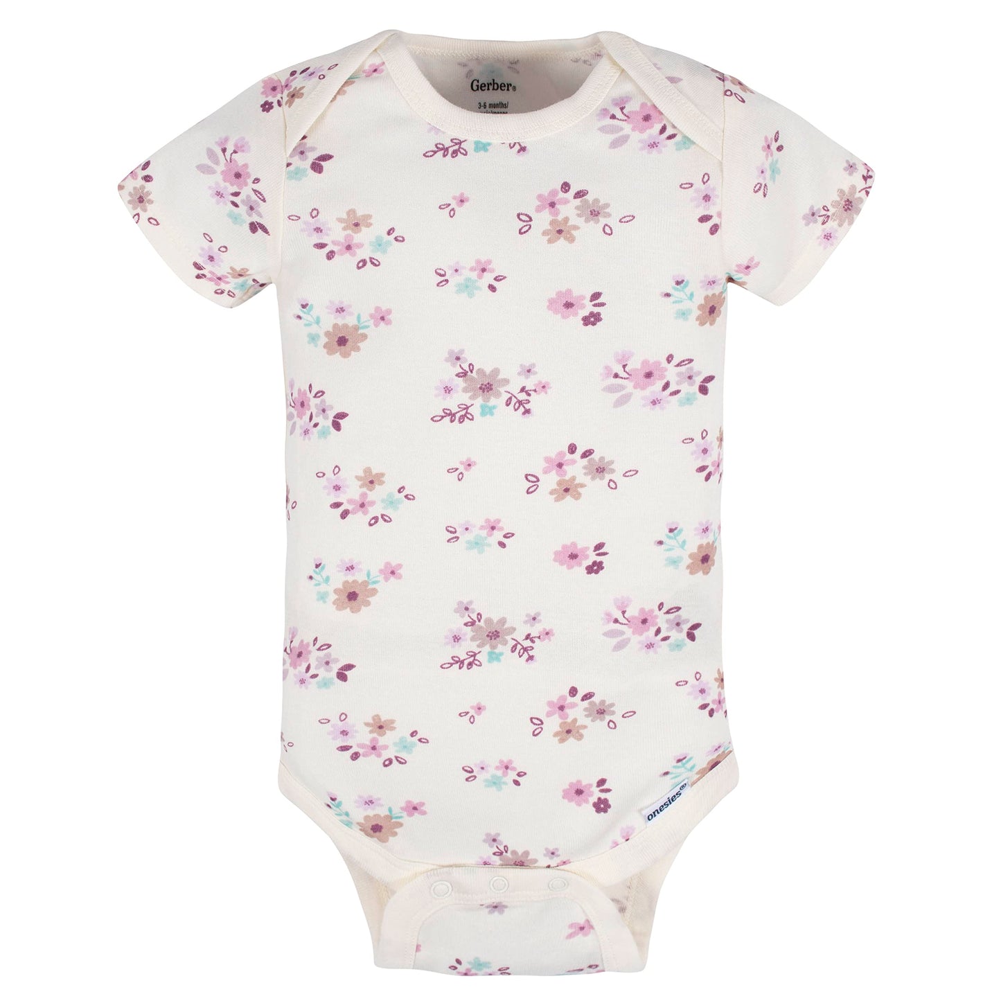 Gerber Baby Girls' 8-Pack Short Sleeve Onesies Bodysuits