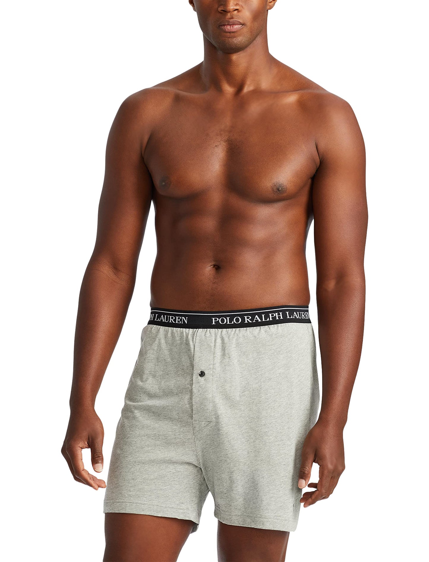 POLO RALPH LAUREN Men's Classic Fit Cotton Knit Boxers, 3 Pack