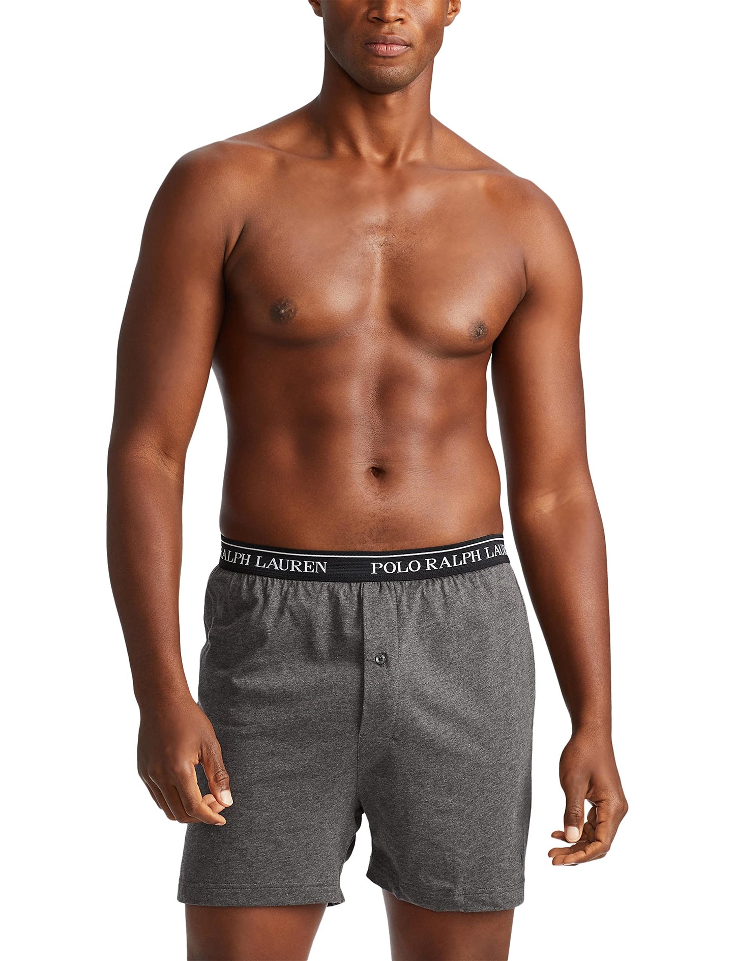 POLO RALPH LAUREN Men's Classic Fit Cotton Knit Boxers, 3 Pack