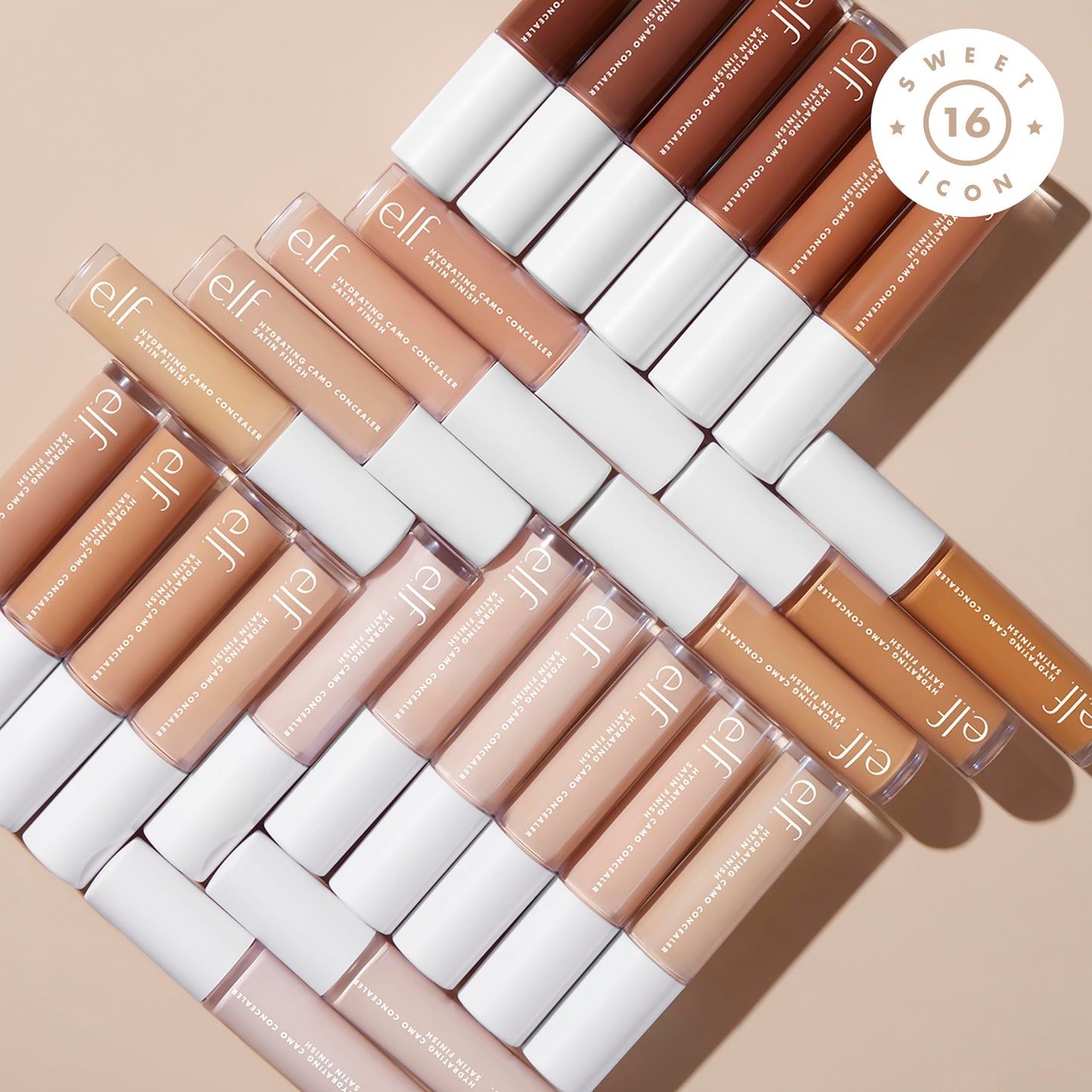 e.l.f. Hydrating Camo Concealer, Lightweight, Full Coverage, Long Lasting