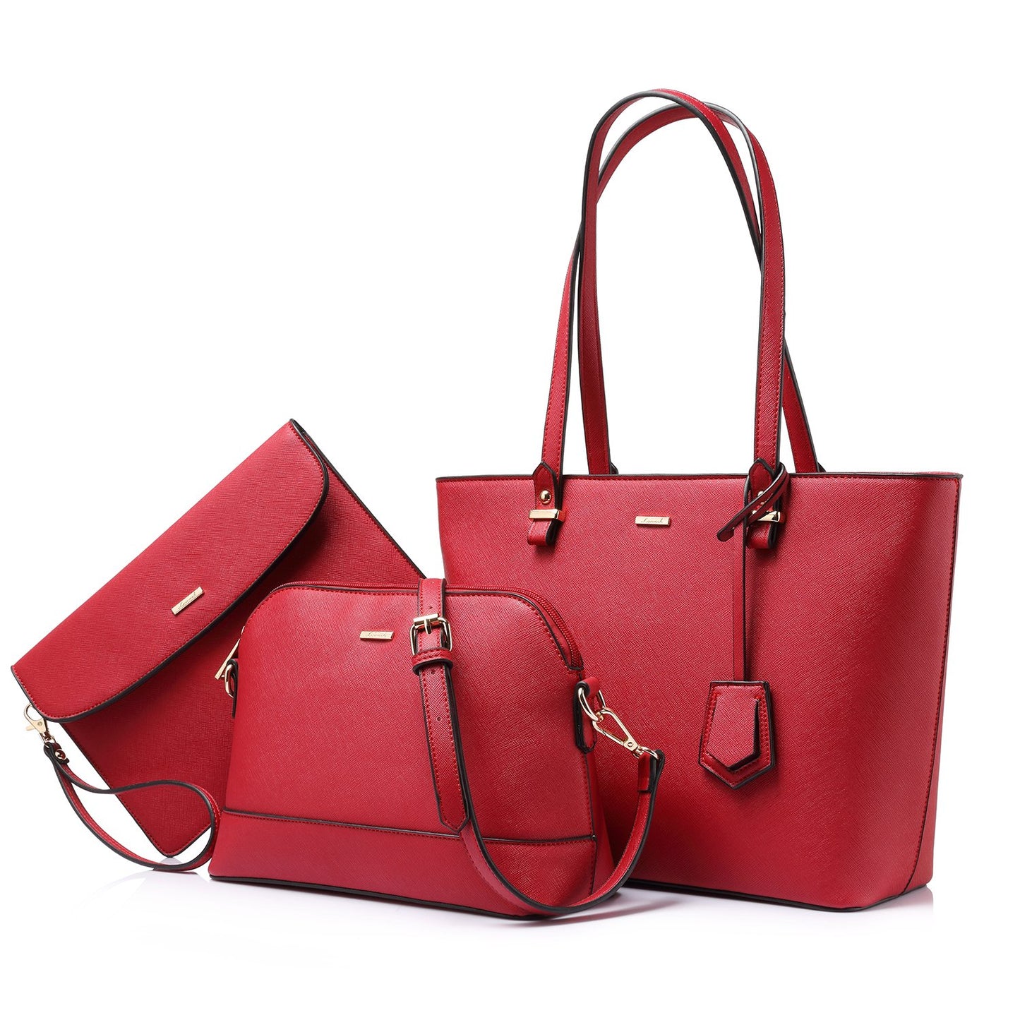 Handbags for Women Shoulder Bags Tote Satchel Hobo 3pcs Purse Set