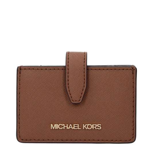 Michael Kors Brown Leather Cardholder