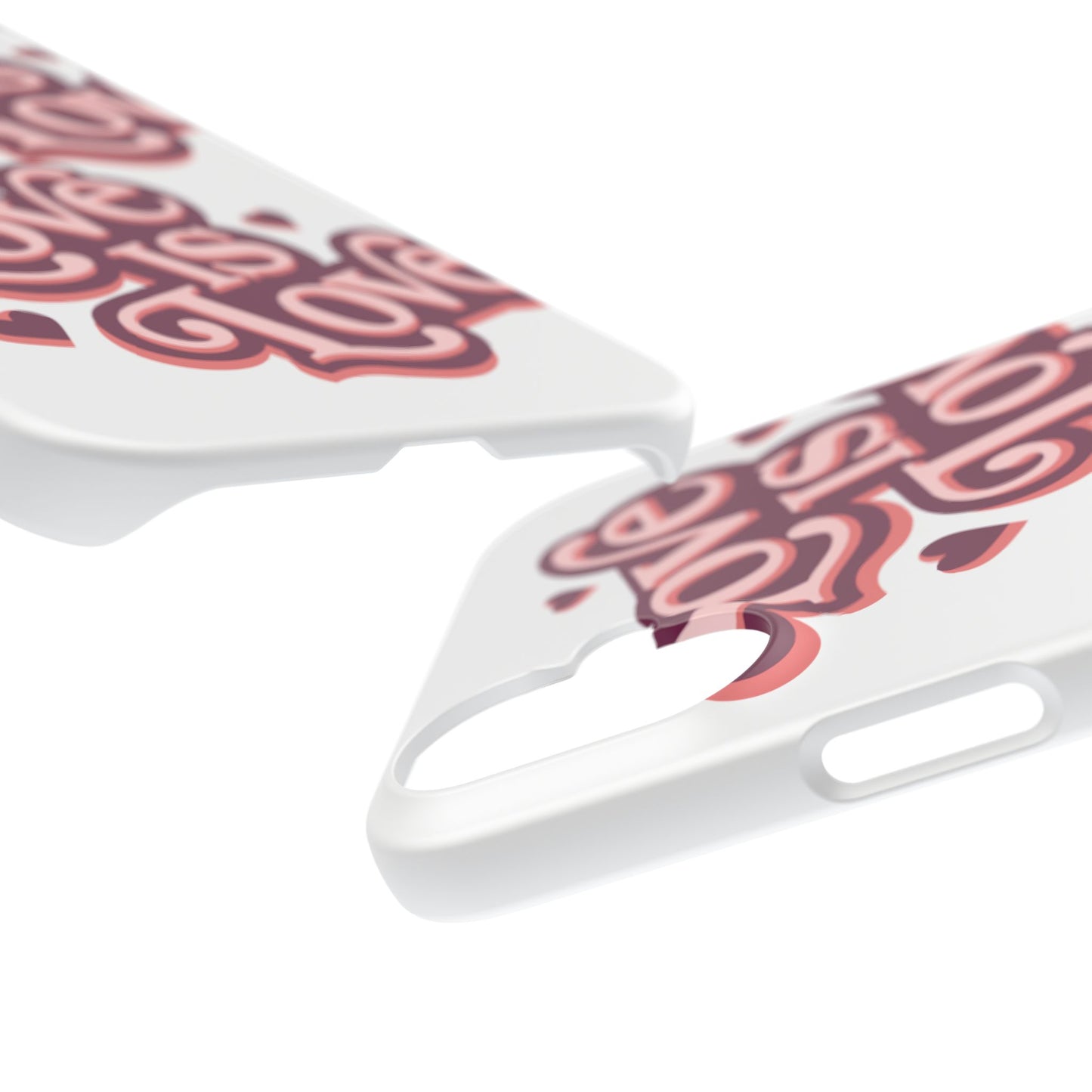 Love is Love Slim Phone Case - Stylish, Heartfelt Design for All Occasions