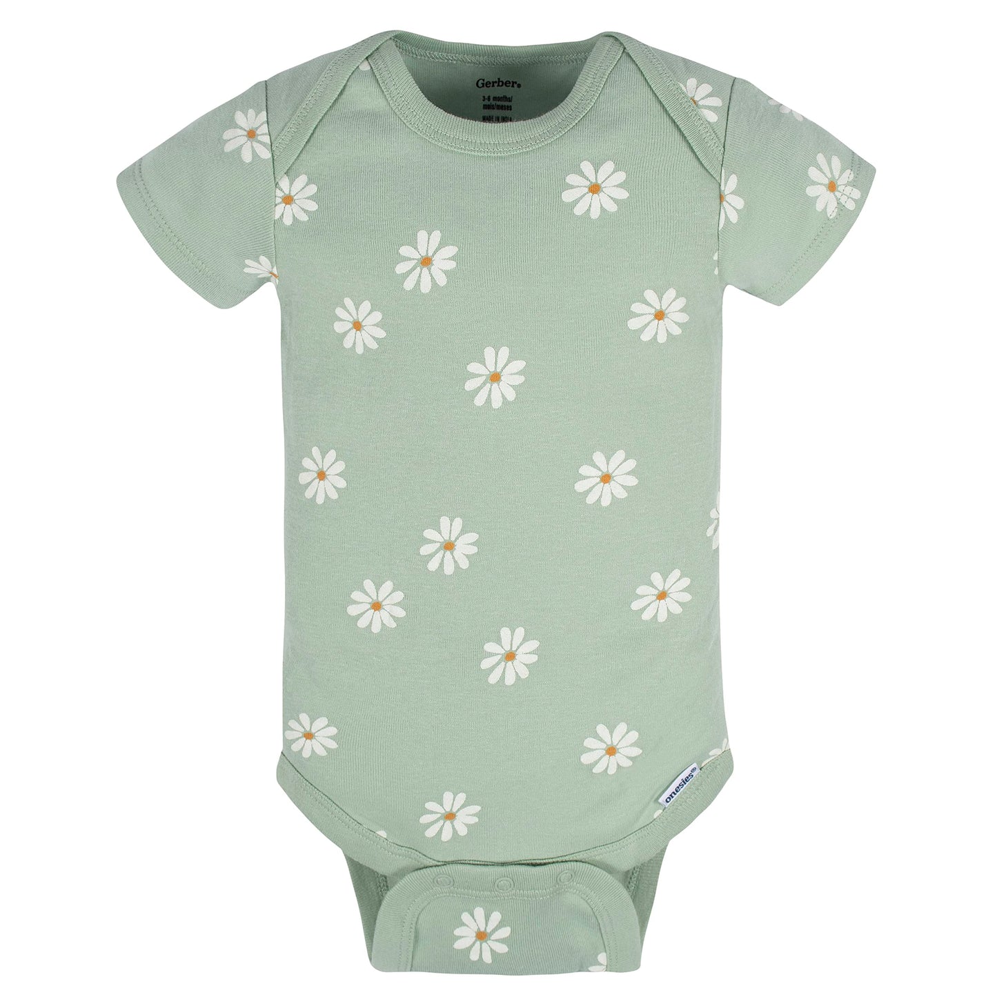 Gerber Baby Girls' 8-Pack Short Sleeve Onesies Bodysuits