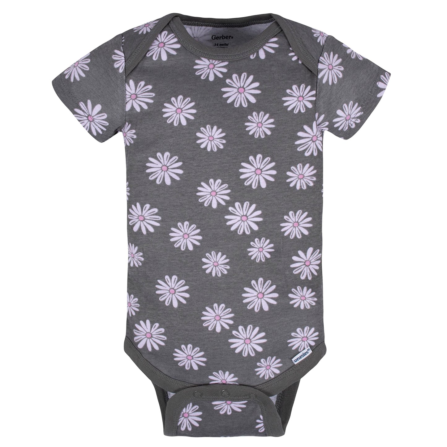 Gerber Baby Girls' 8-Pack Short Sleeve Onesies Bodysuits