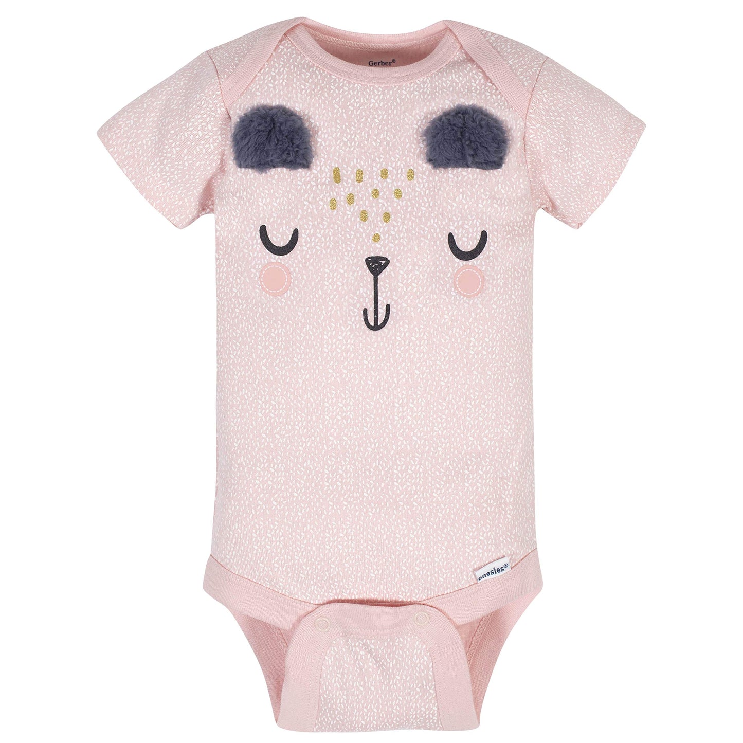 Gerber Baby Girls' 8-Pack Short Sleeve Onesies Bodysuits