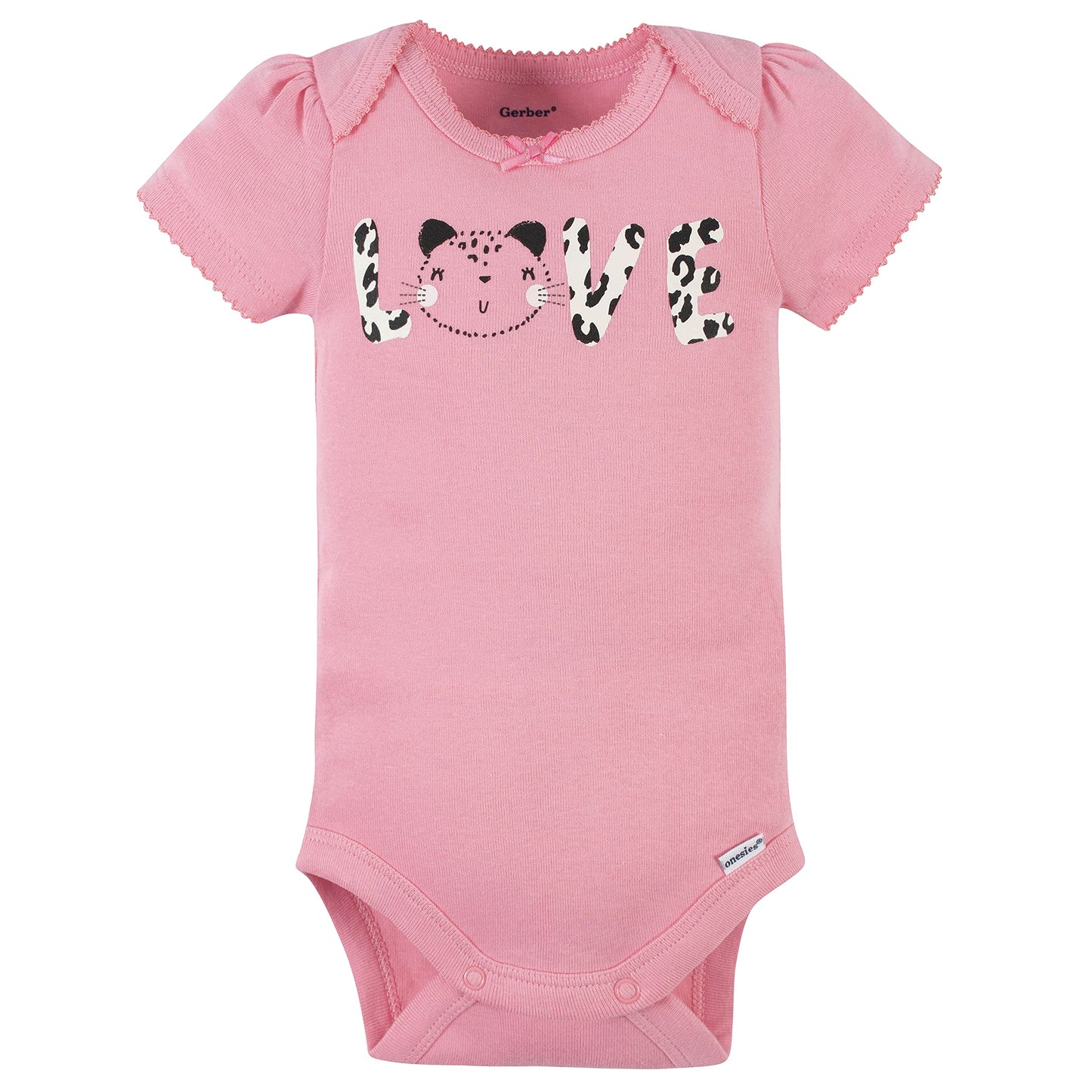 Gerber Baby Girls' 8-Pack Short Sleeve Onesies Bodysuits