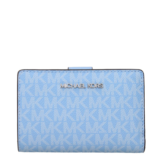 Michael Kors Light Blue Leather Wallets