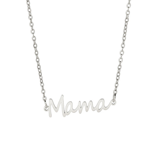 Mama pendant 304 stainless steel necklace