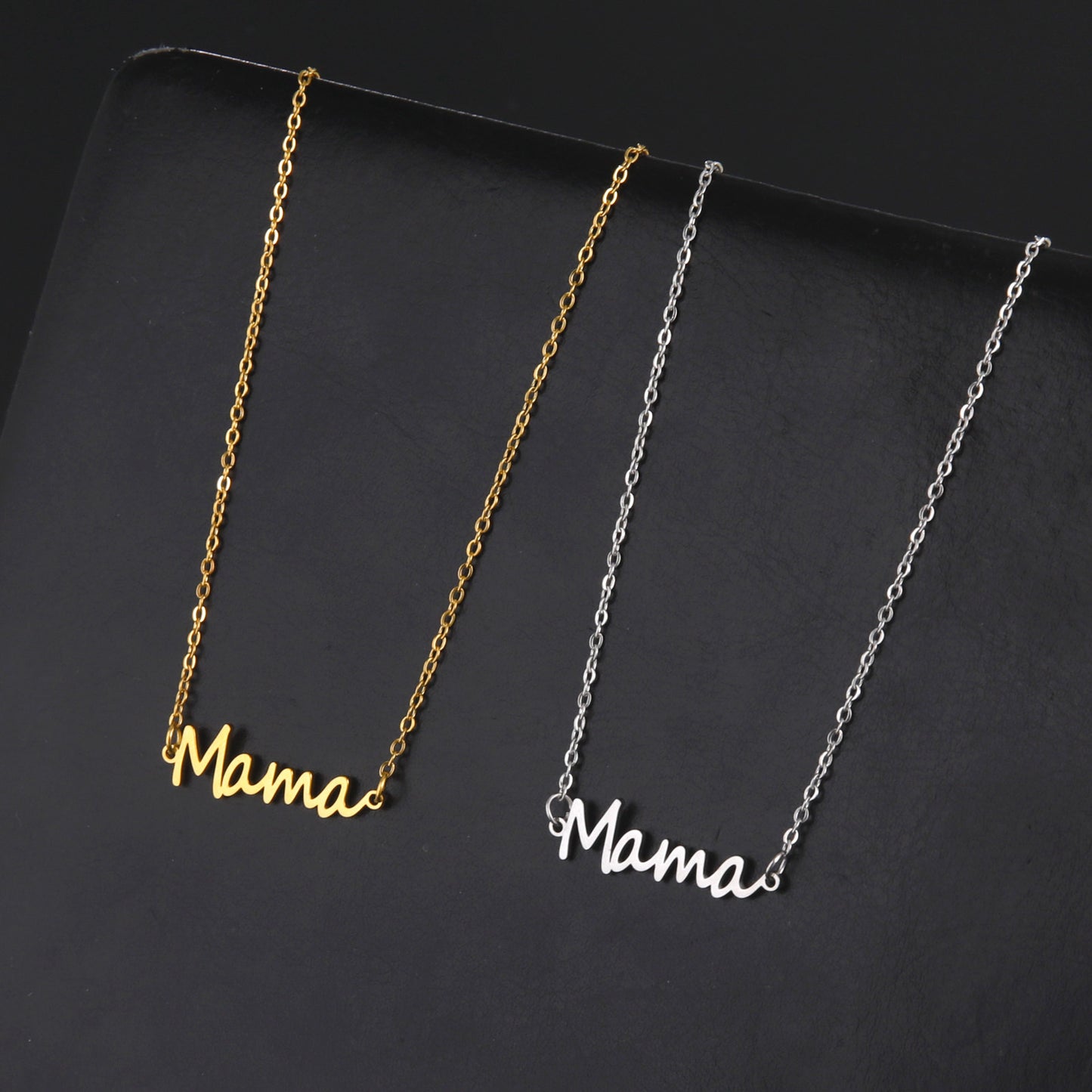 Mama pendant 304 stainless steel necklace