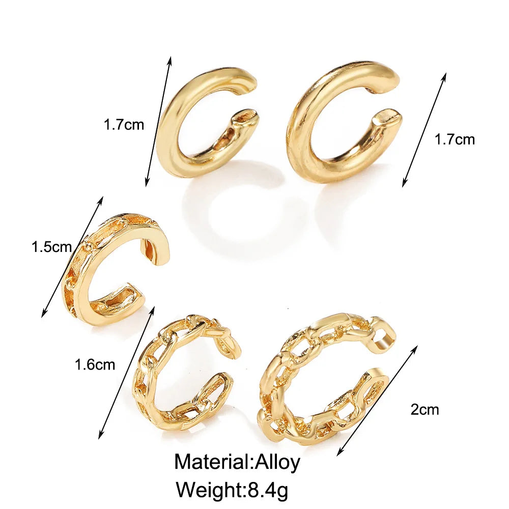 Non-Piercing Ear Clip Earrings