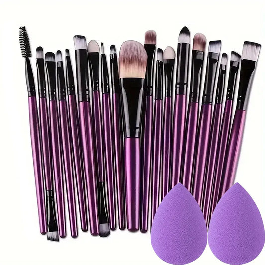 20Pcs Makeup Brushes Set Soft Fluffy