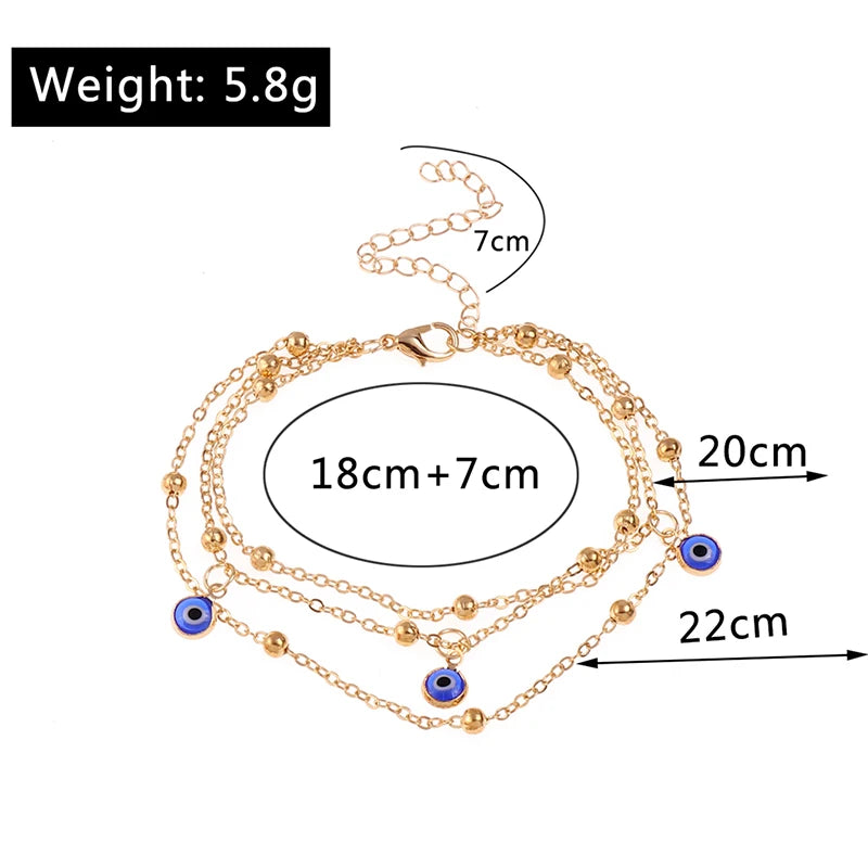 Bohemian Eyes Anklet